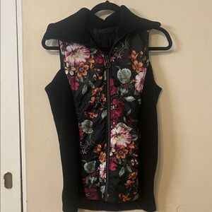 Anatomie Black Floral Vest